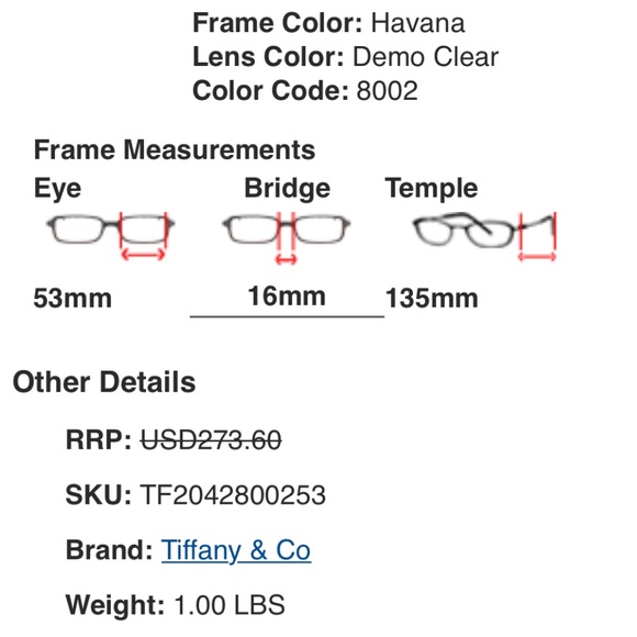Tiffany & Co Tortoiseshell Eyeglass Frames - Picture 11 of 11